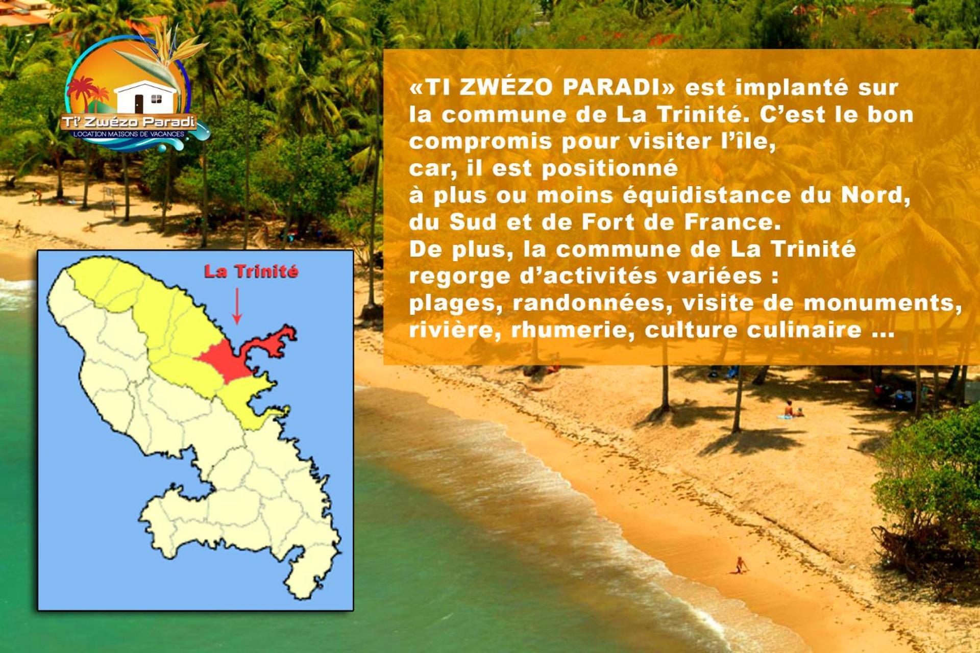 F3 Hibiscus - Piscine Chauffee - Vue Mer - 9 Min De La Plage - Ti Zwezo Paradi Trinité  Extérieur photo